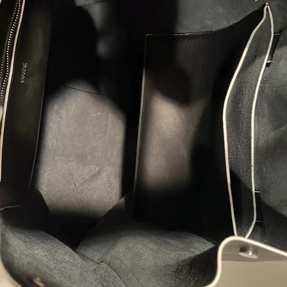 Vince Signature Leather Tote Bag NWOT